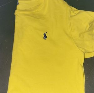 Ralph Lauren yellow polo short sleeve boy shirt